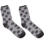 Simply Southern Simply Southern Boot Socks Pattern Gray Paw Print