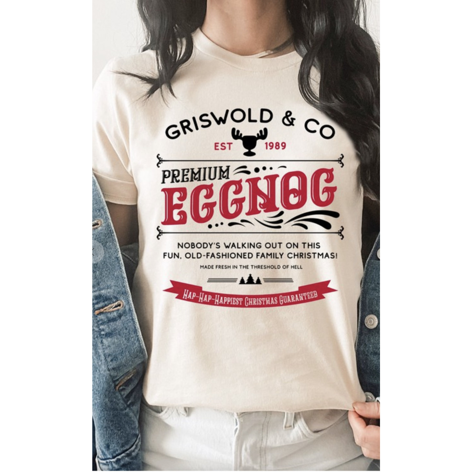 Kissed Apparel Kissed Apparel Griswold & Co Eggnog T-Shirt S