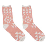 Simply Southern Simply Southern Boot Socks Pattern Geo Pink