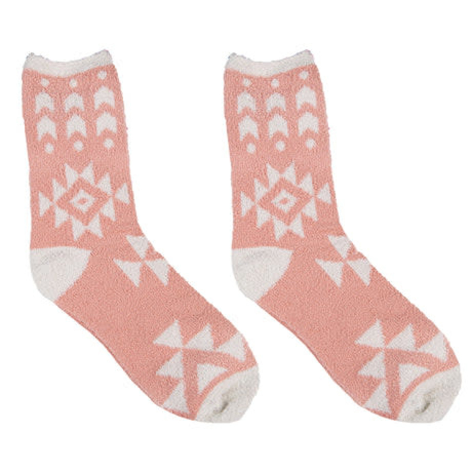 Simply Southern Simply Southern Boot Socks Pattern Geo Pink