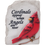 Spoontiques Cardinals Appear Memorial Garden Stone