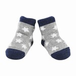 Mudpie Mudpie White Chenille Star Socks