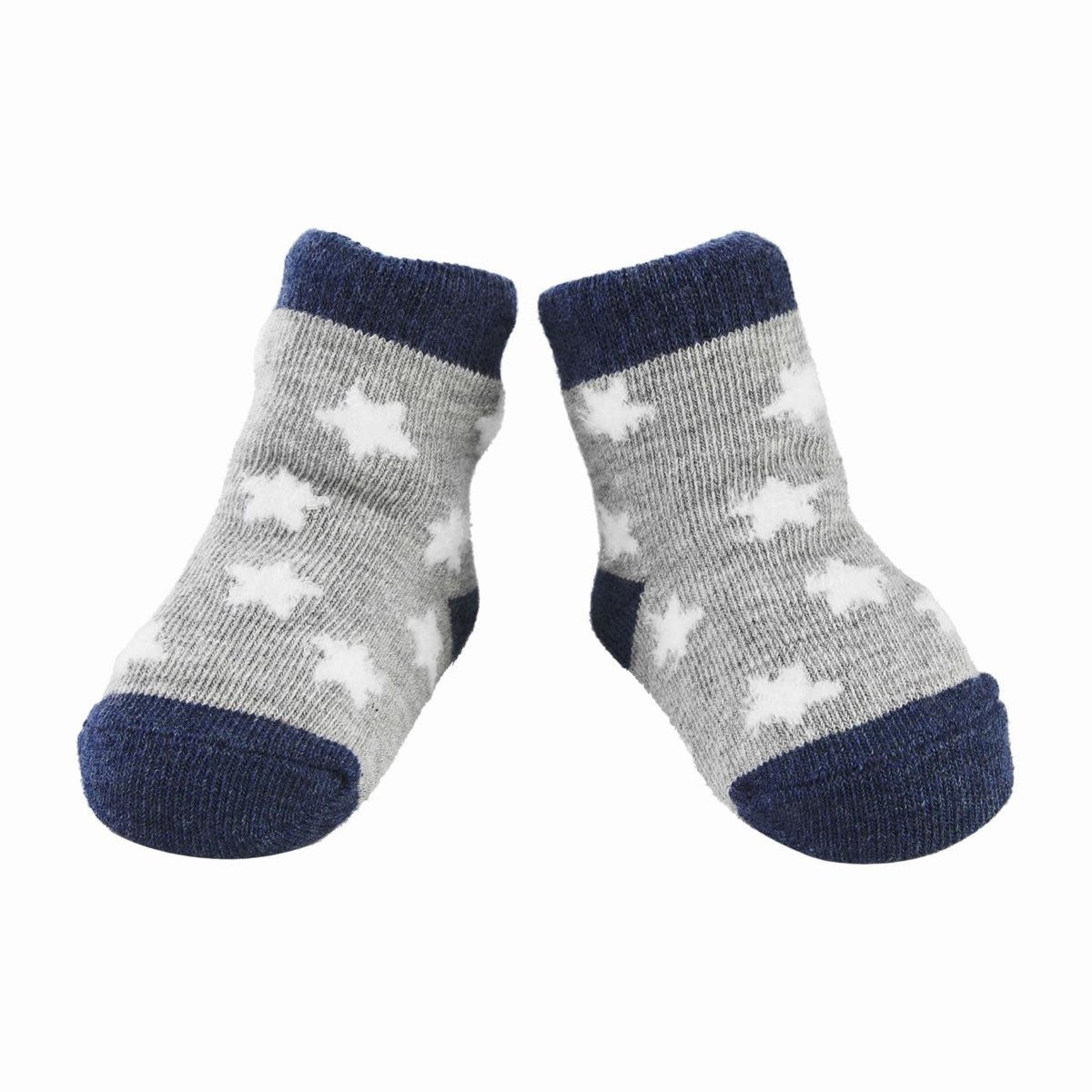 Mudpie Mudpie White Chenille Star Socks