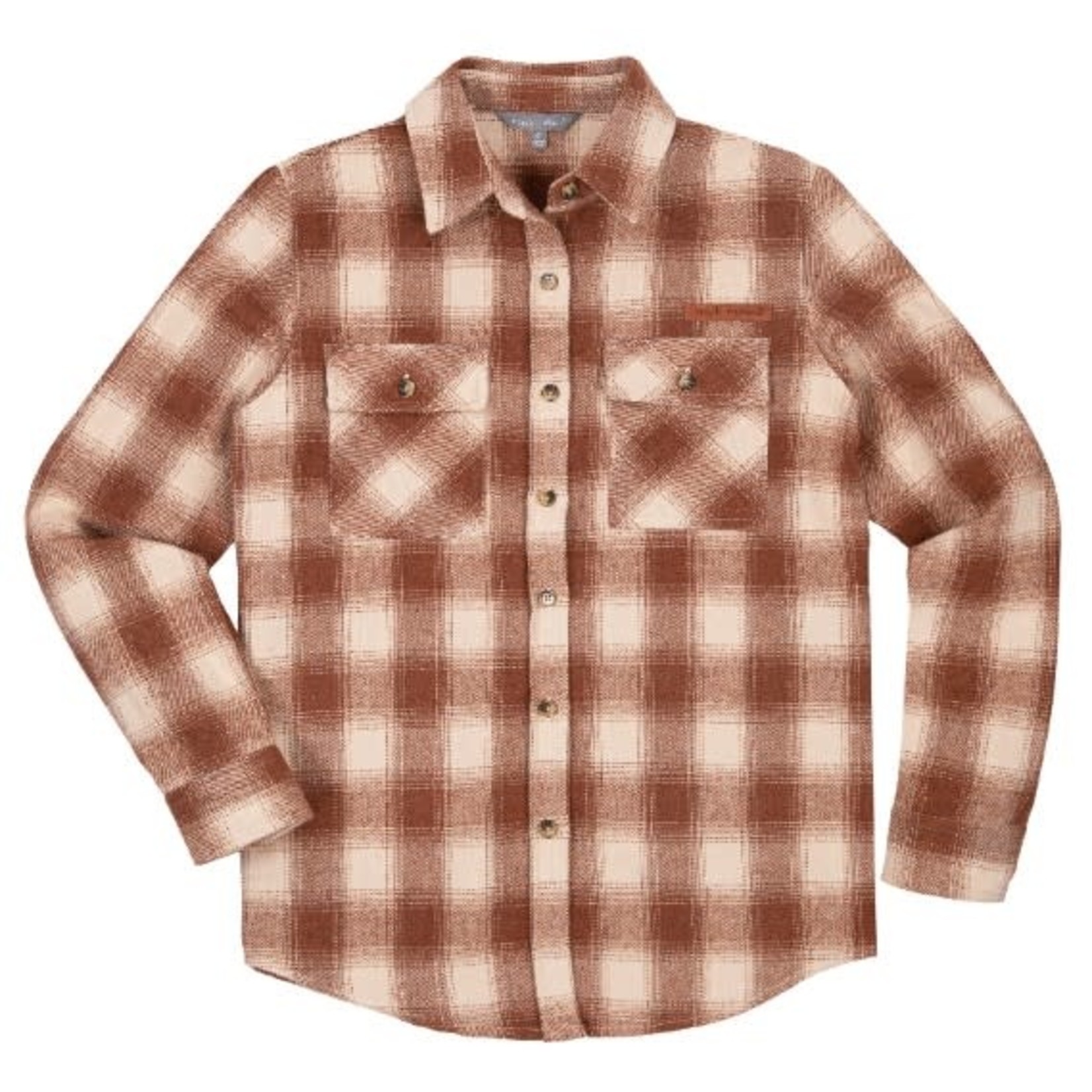 Simply Southern Simply Southern Plaid Shacket Brown