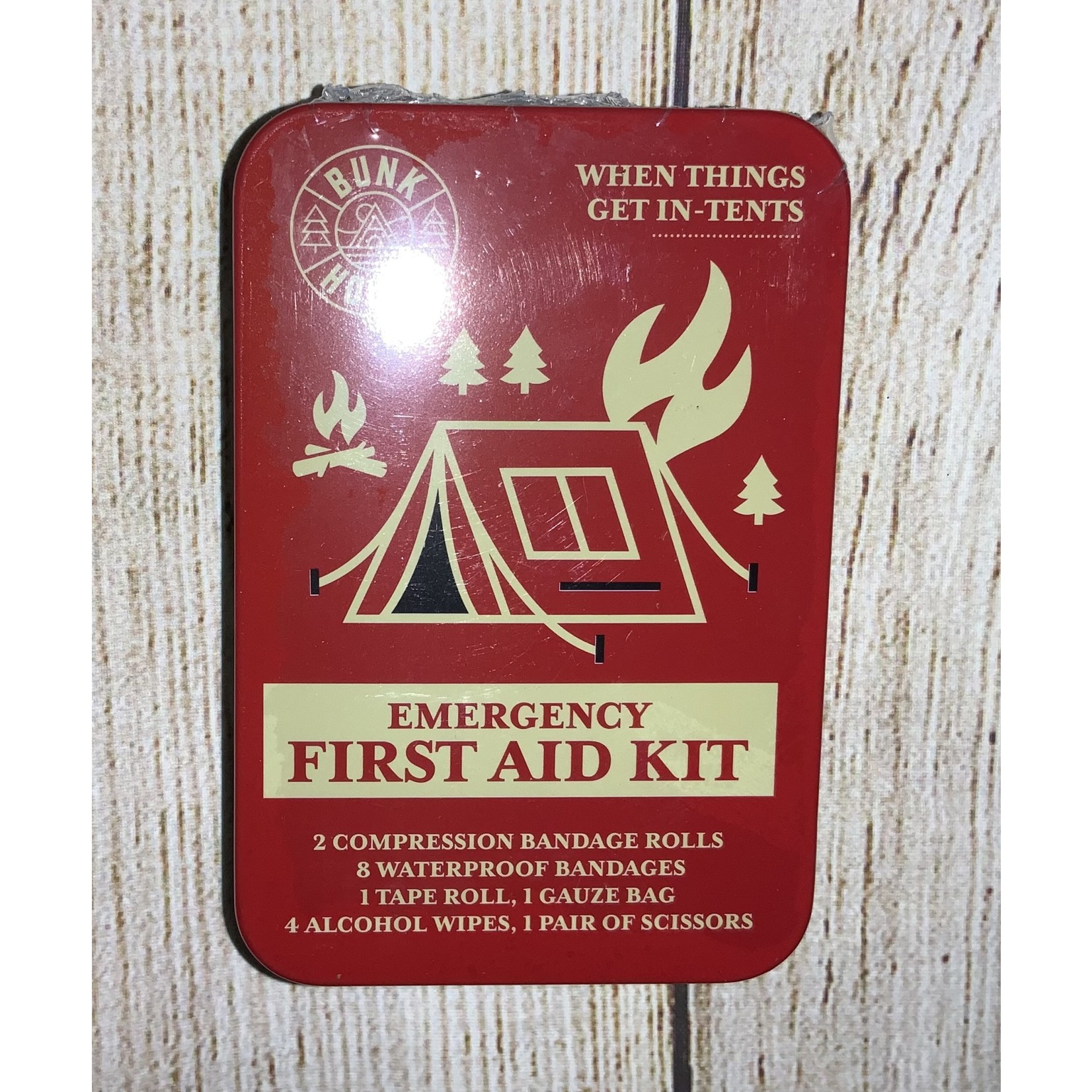 Bunk House Bunk House Emergency First Aid Kit Red/Tent