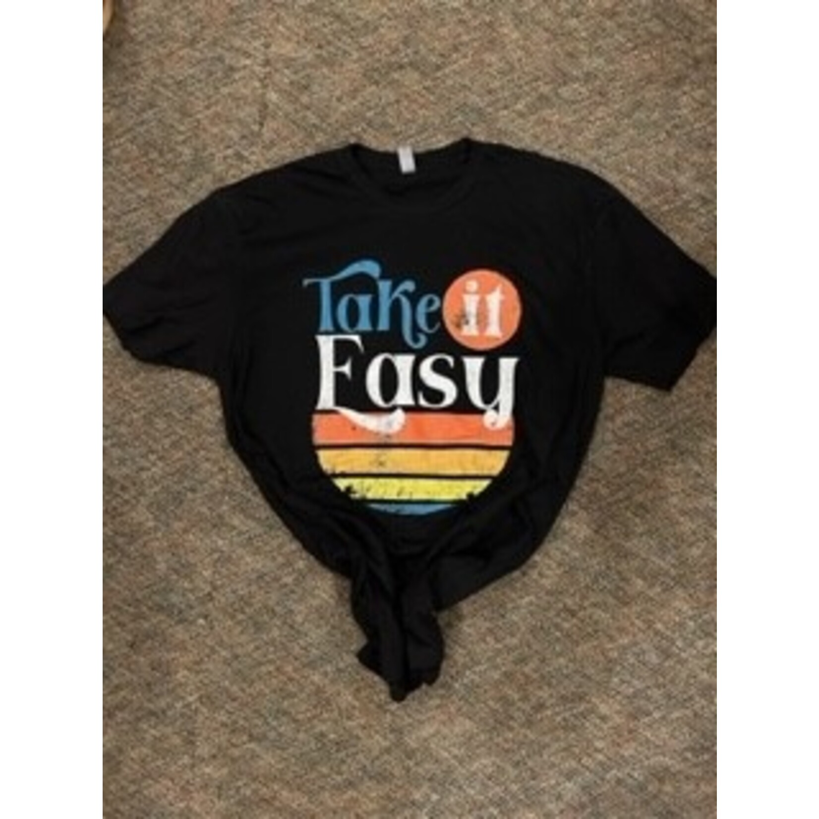 Rebel Rose Take It Easy Graphic T-Shirt Size Small