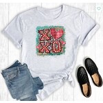 The Way Down South The Way Down South Turquoise Valentine XOXO T-Shirt