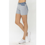 Judy Blue Judy Blue Color Block Shorts 15256