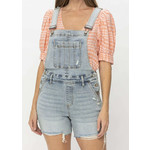 Judy Blue Judy Blue Destroyed Short Overalls 150210