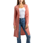 DM Merchandise Allthreads Coastal Cardigan Coral