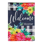 Evergreen Summer Bloom Garden Lustre Flag