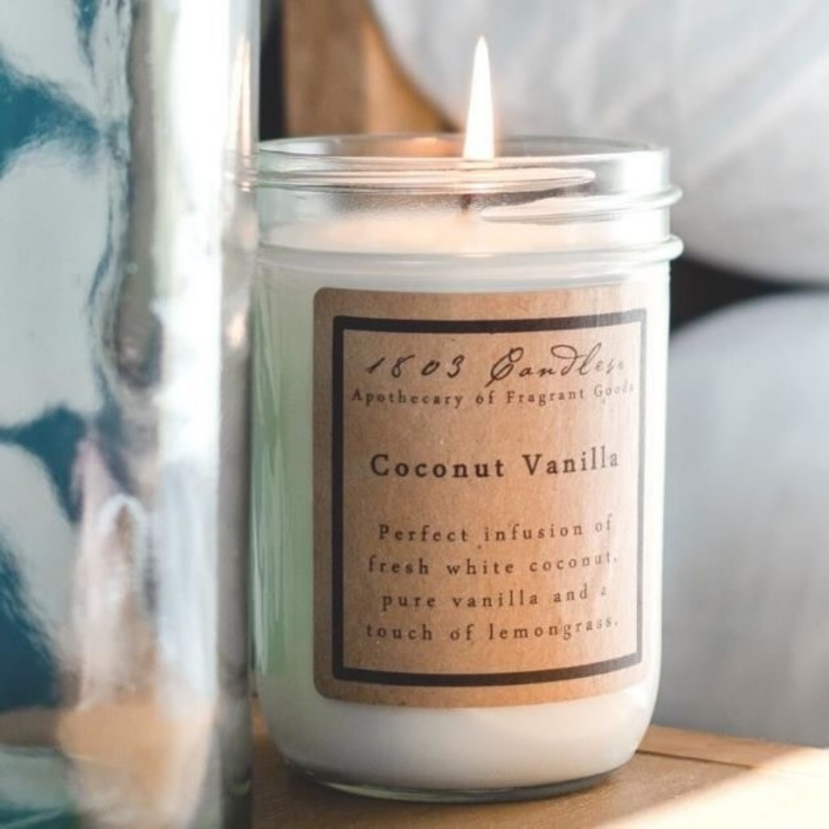 1803 1803 Coconut Vanilla Soy Jar Candle