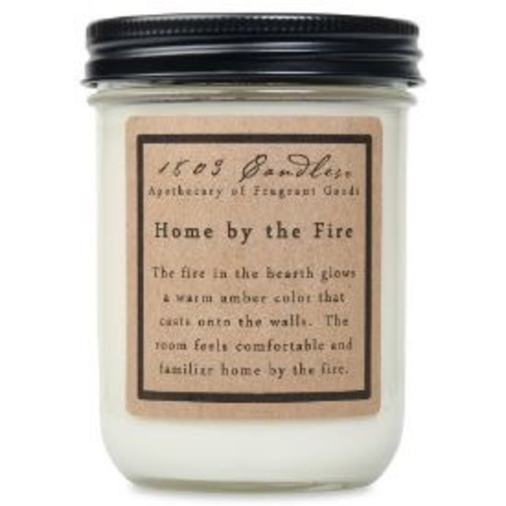 1803 1803 Home By the Fire Soy Jar Candle