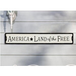Gerson Land of the Free Metal Sign