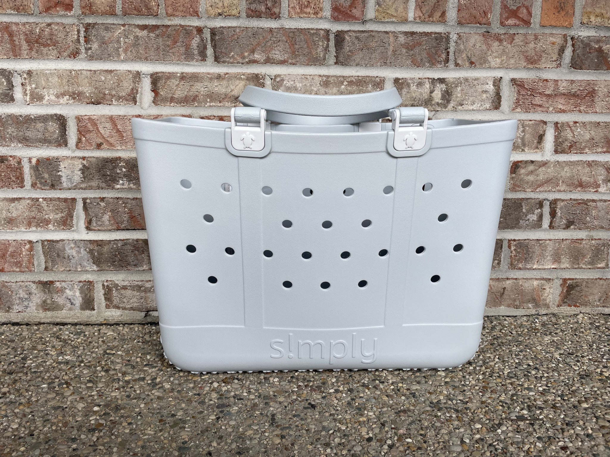 Simply Southern Mini Solid Tote- Mist