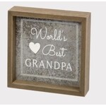 Gerson World’s Best Grandpa Block Sign