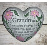 Gerson Grandma Heart Memorial Stone