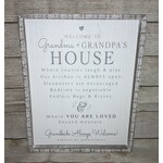 Gerson Welcome to Grandma & Grandpa’s House Wall Sign Style 1