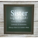 Gerson Sister Wood Block Sign