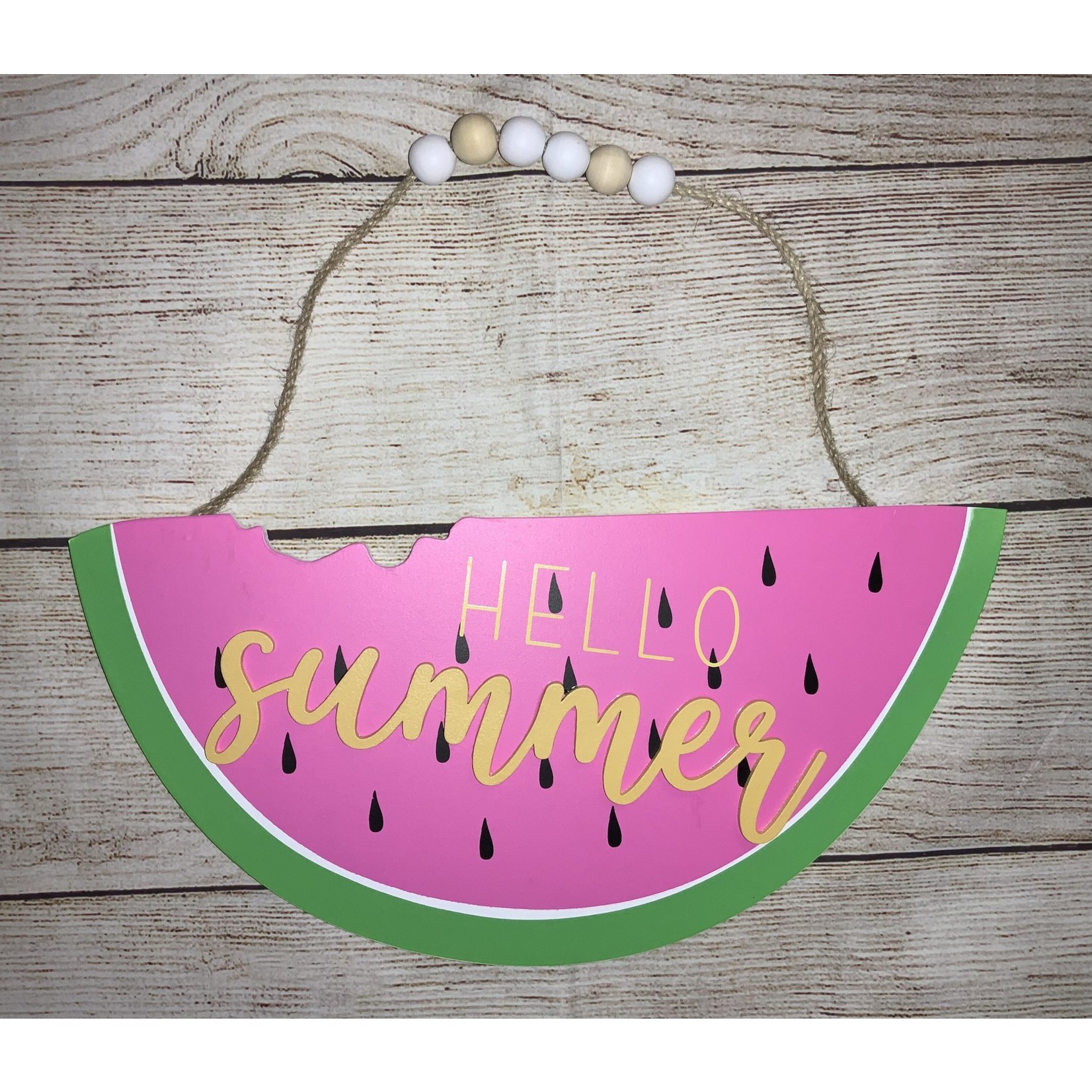 Gerson Watermelon Wall Decor Hello Summer
