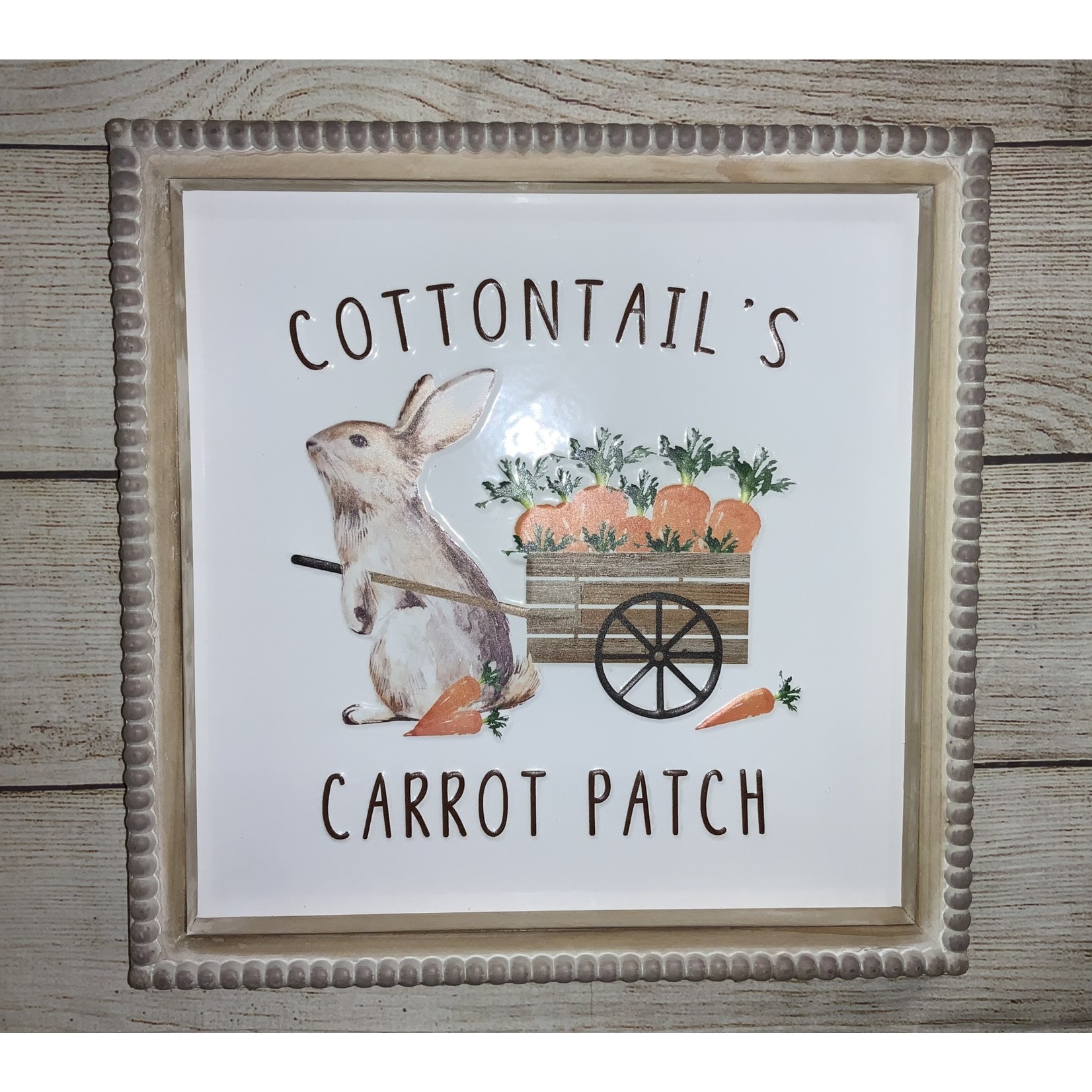 Gerson Easter Sign Cottontail’s Carrot Patch