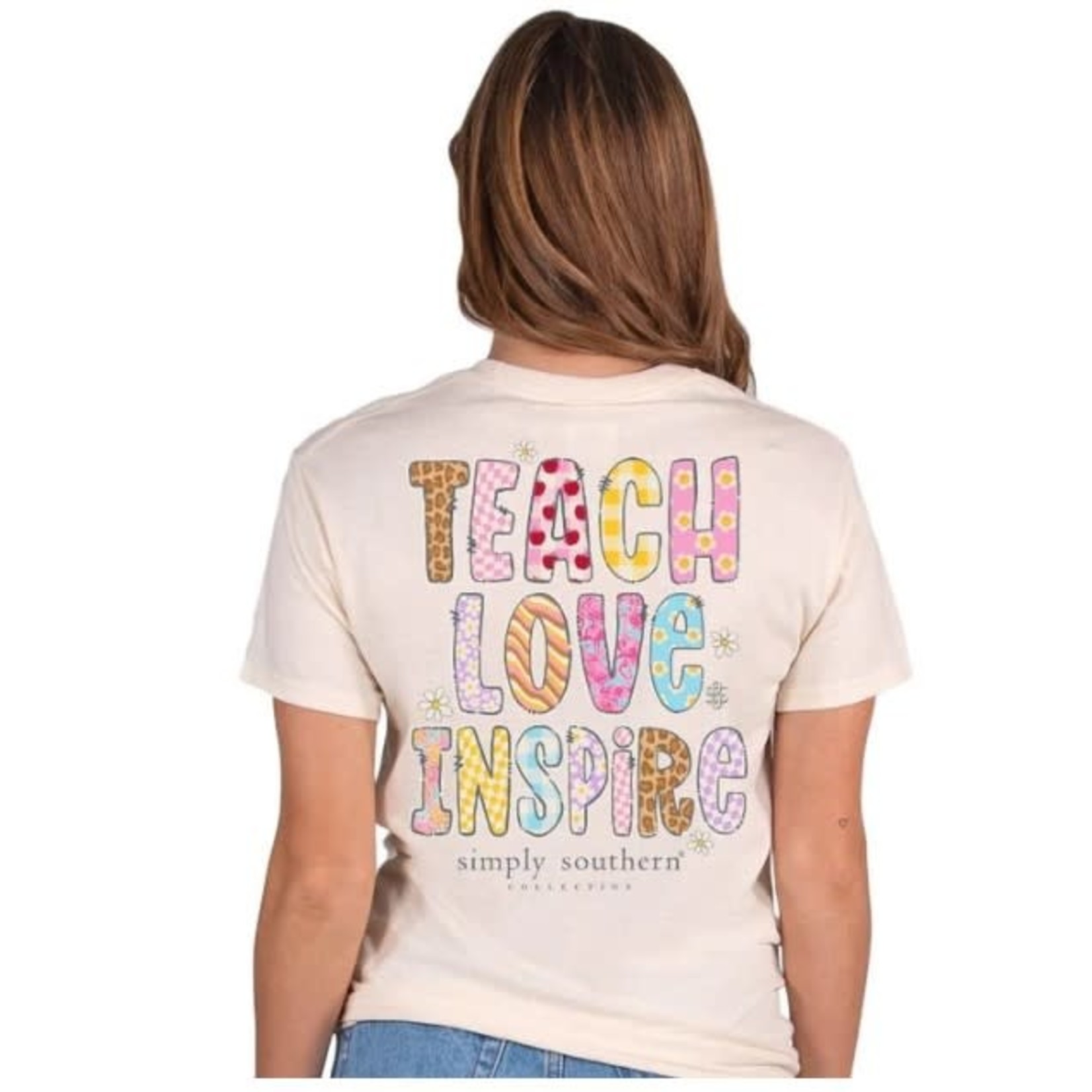 Simply Southern Simply Southern Teach T Shirt Pearl
