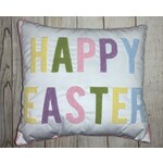 Gerson Fabric Happy Easter Pillow Style 1