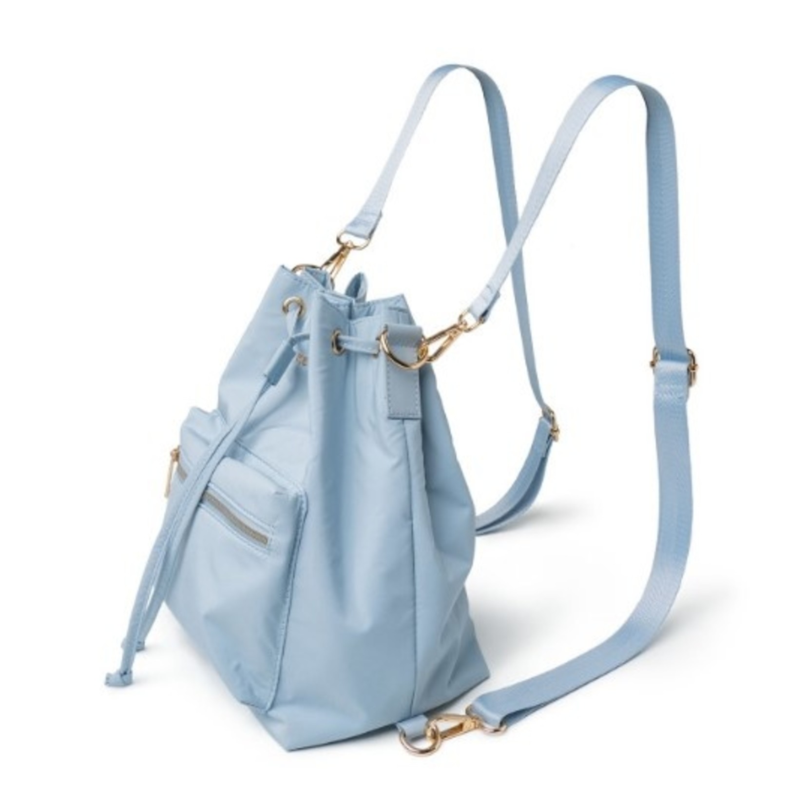 Kedzie Kedzie Aries Convertible Bucket Bag Sky Blue