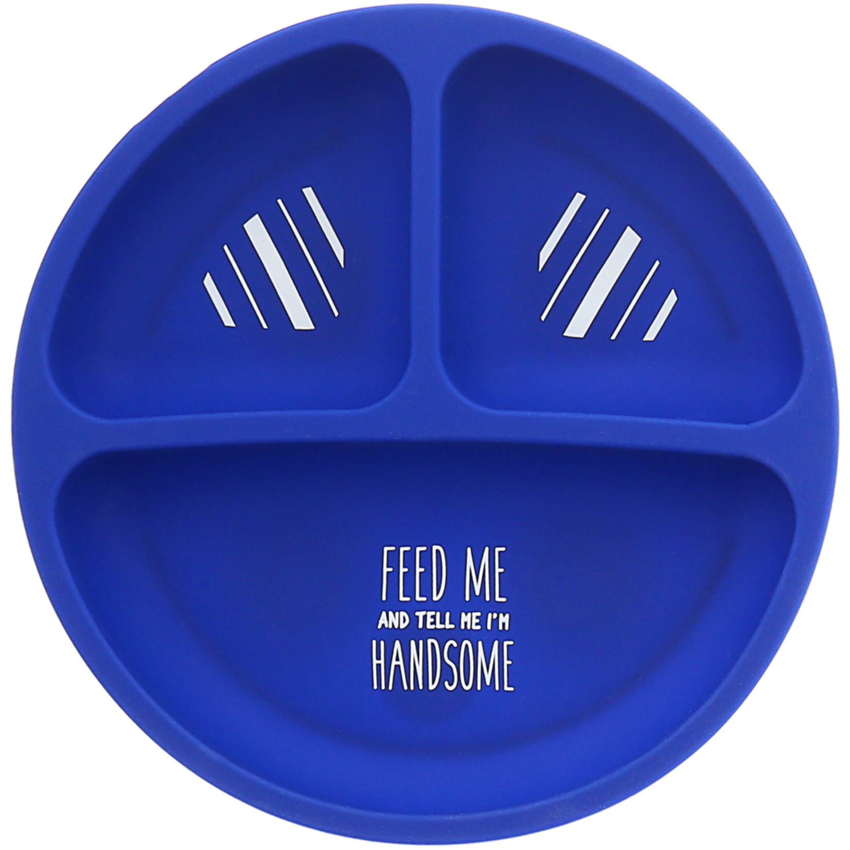 Pavilion I’m Handsome Silicone Divided Plate