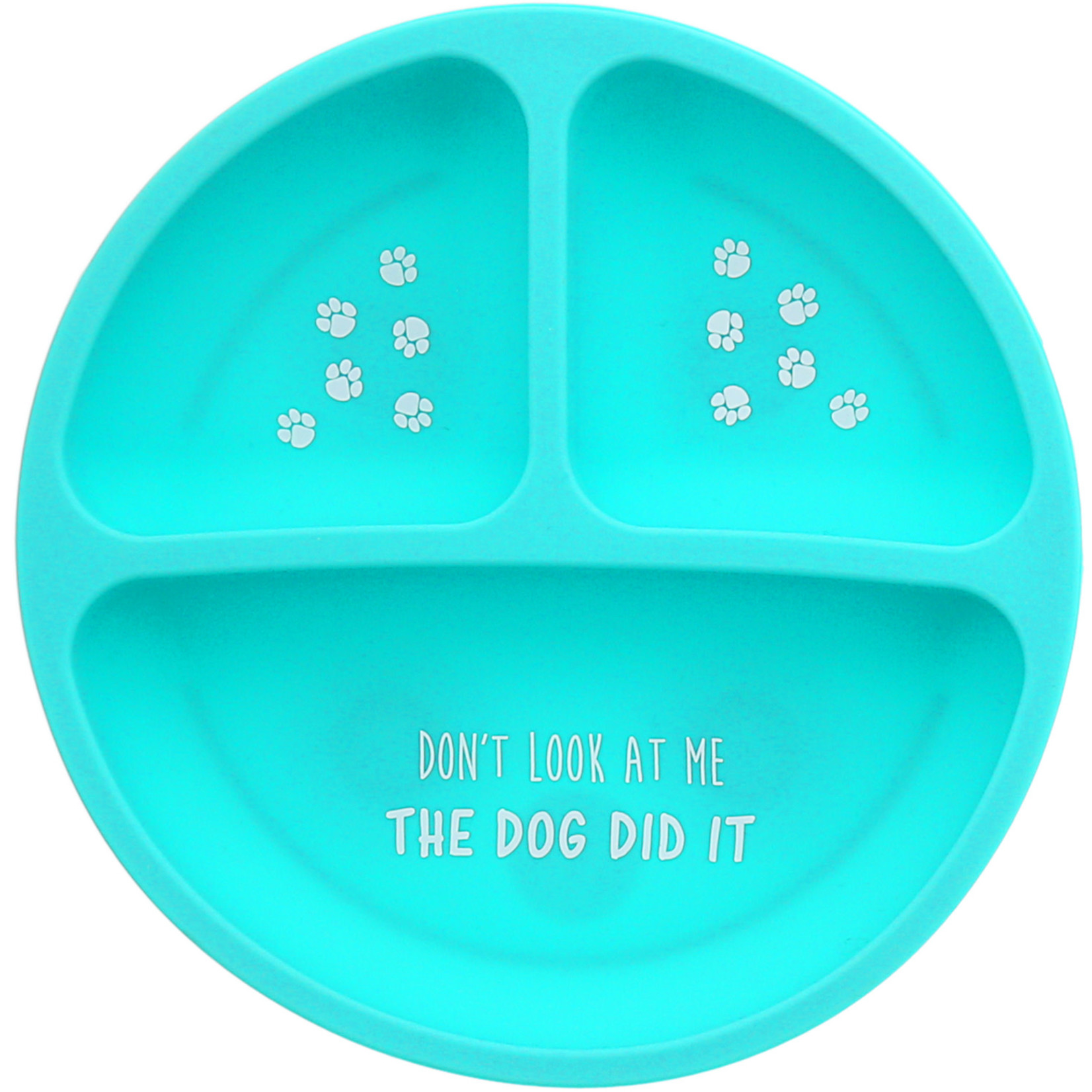 Pavilion Silicone Divided Plate The Dog Did It