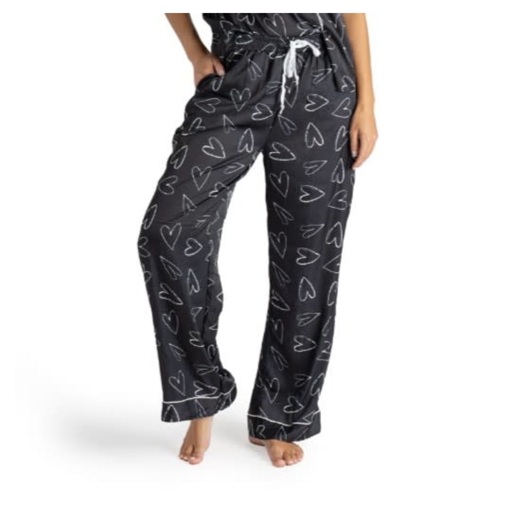 Hello Mello Hello Mello Beauty Sleep Satin Pajama Pants I Love Sleep