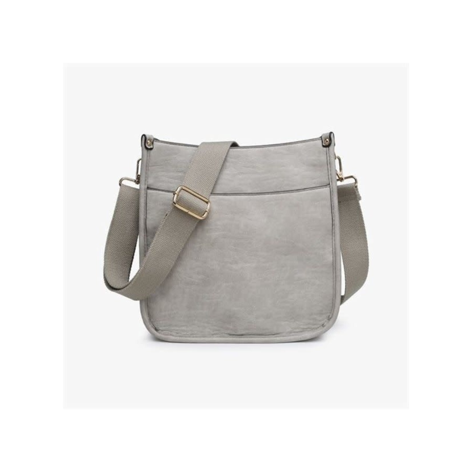 Jen & Co Jen & Co Posie Crossbody Light Grey M2168