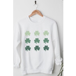 Kissed Apparel Kissed Apparel Retro Shamrock Crewneck