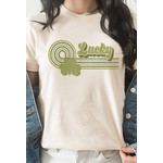 Kissed Apparel Kissed Apparel Retro Lucky T-Shirt