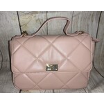 Jen & Co Jen & Co Twist Lock Crossbody Mauve EH4455