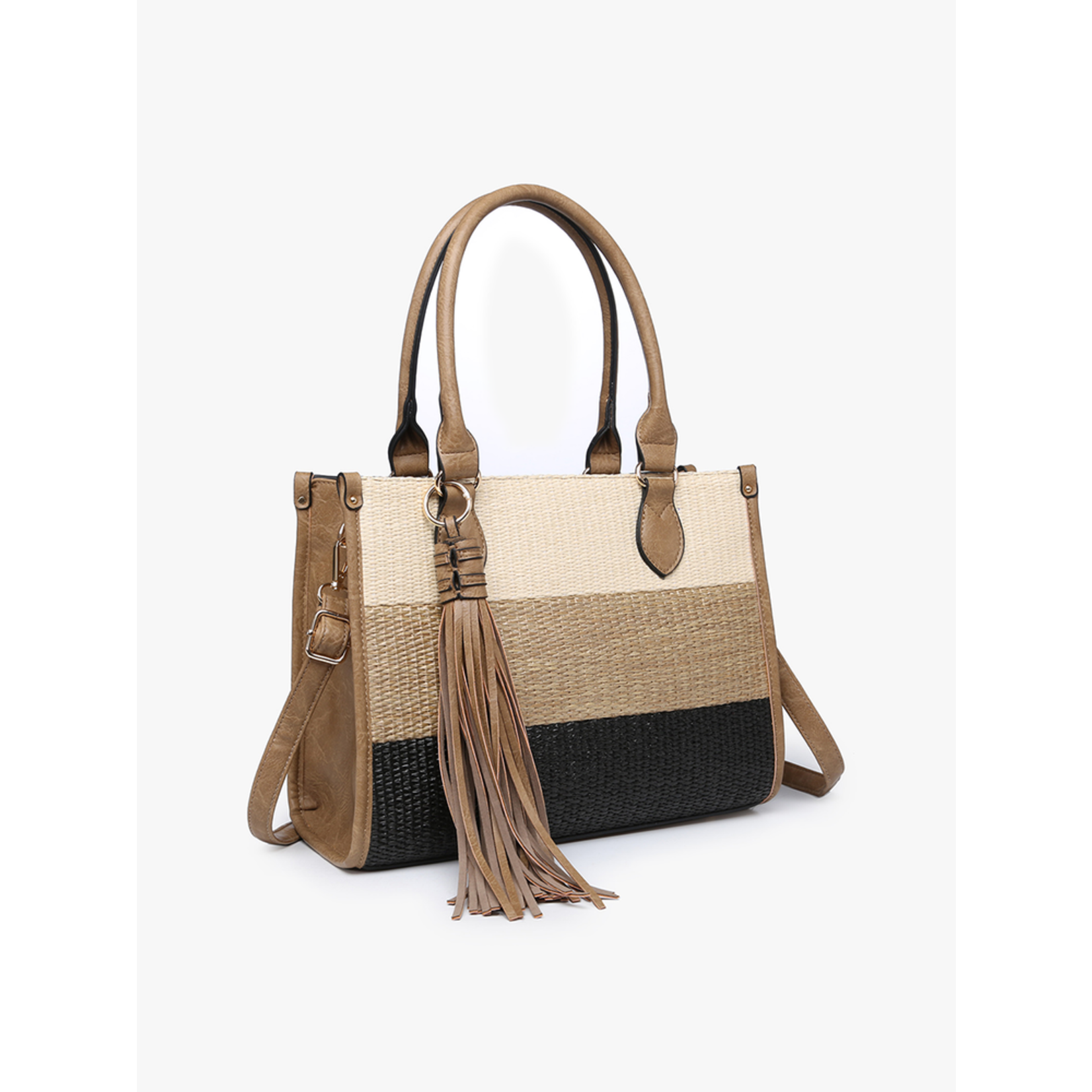 Jen & Co Jen & Co Alma Black/Natural M2252