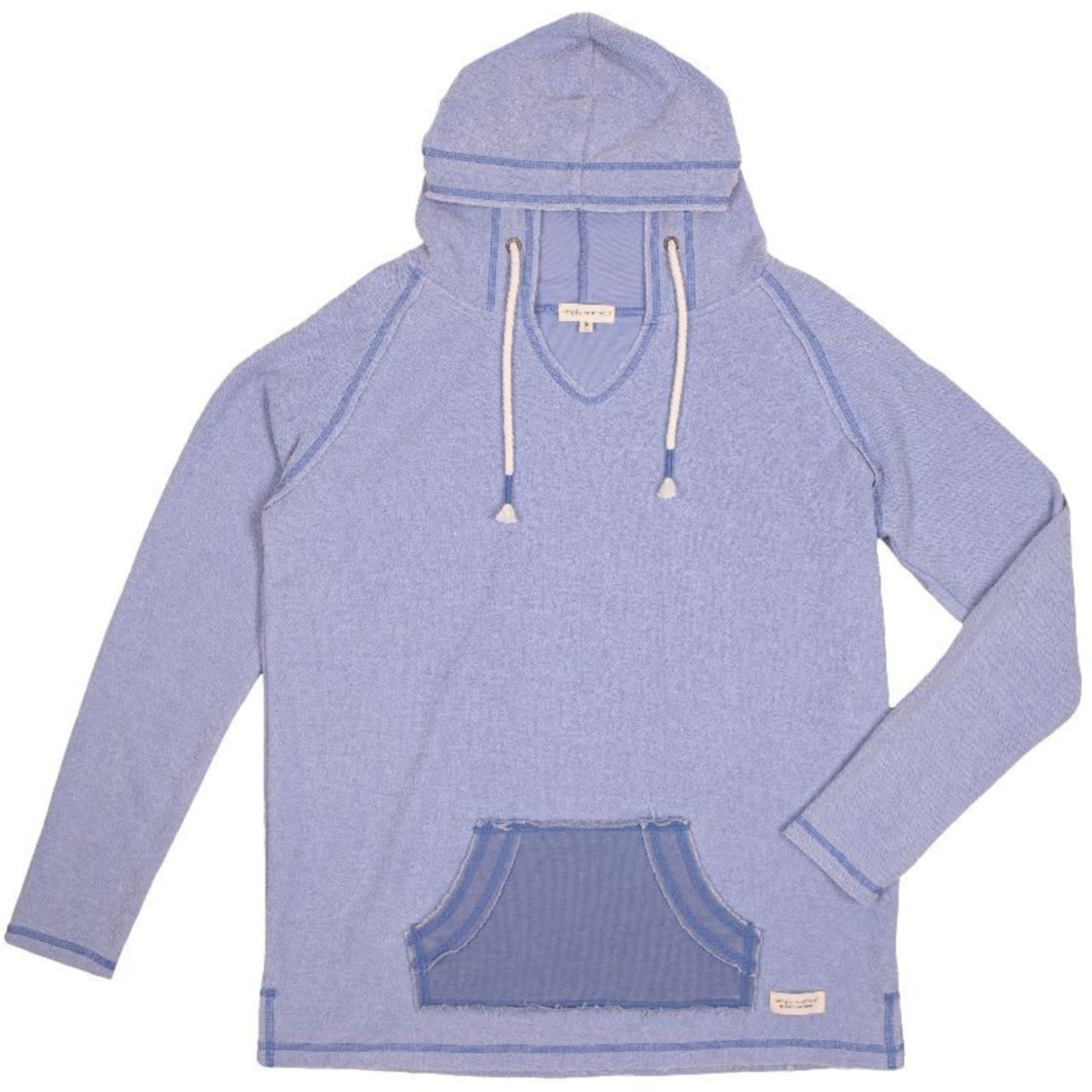 Simply Southern Simply Southern Terry Rope Hoodie Frost Small