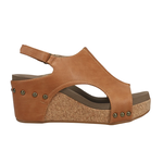 Corkys Corky's Carley Wedge in Cognac Smooth