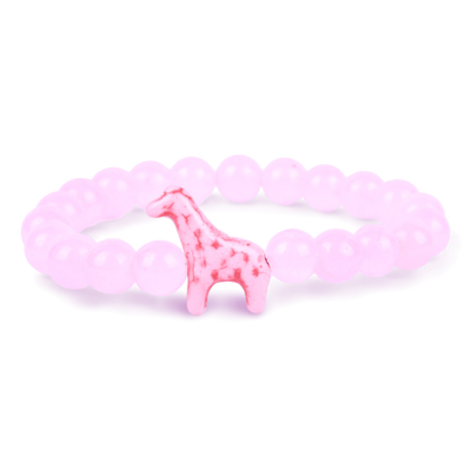 Fahlo Fahlo Trek Giraffe Bracelet Kenya Orchid Pink