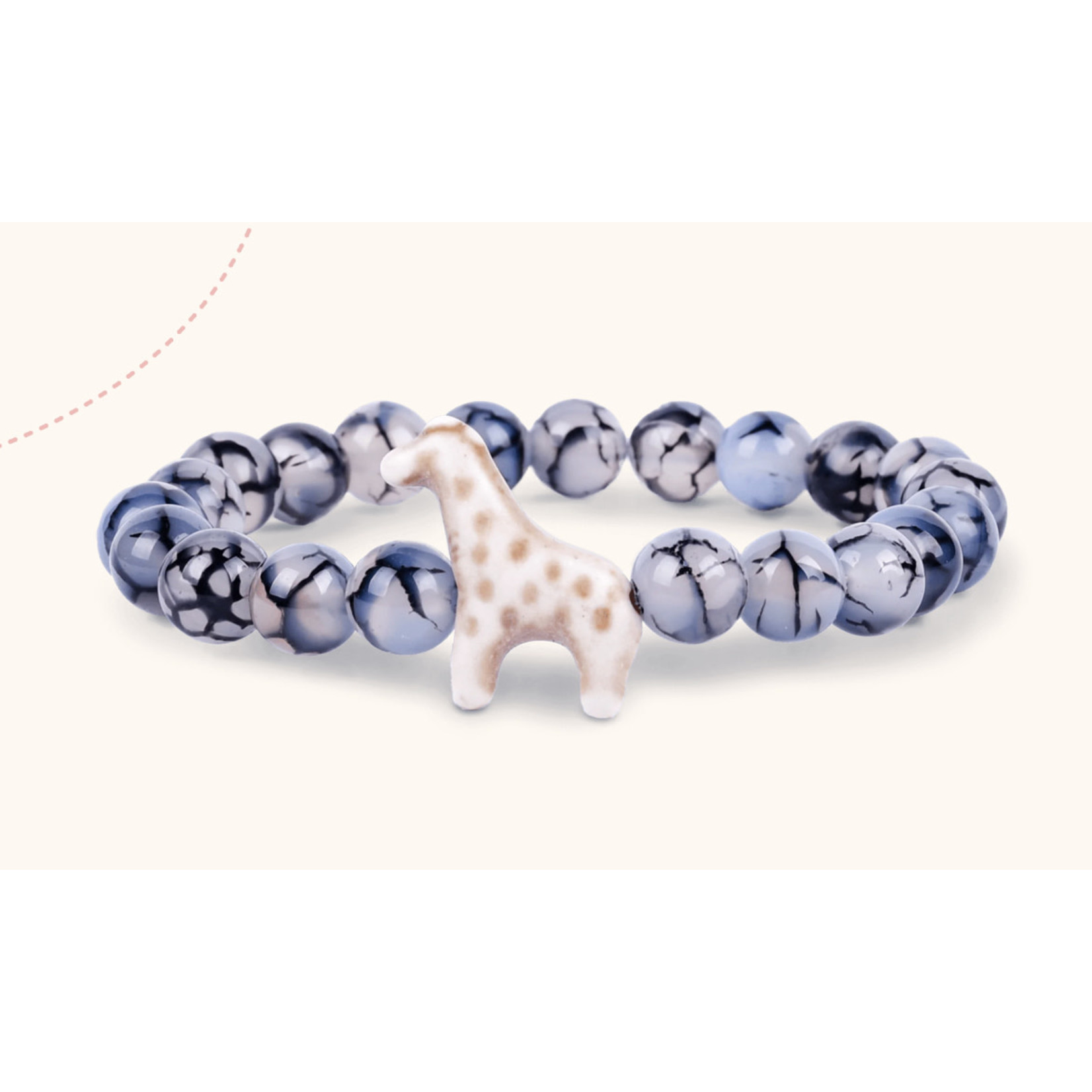 Fahlo Fahlo Trek Giraffe Bracelet Key Stone