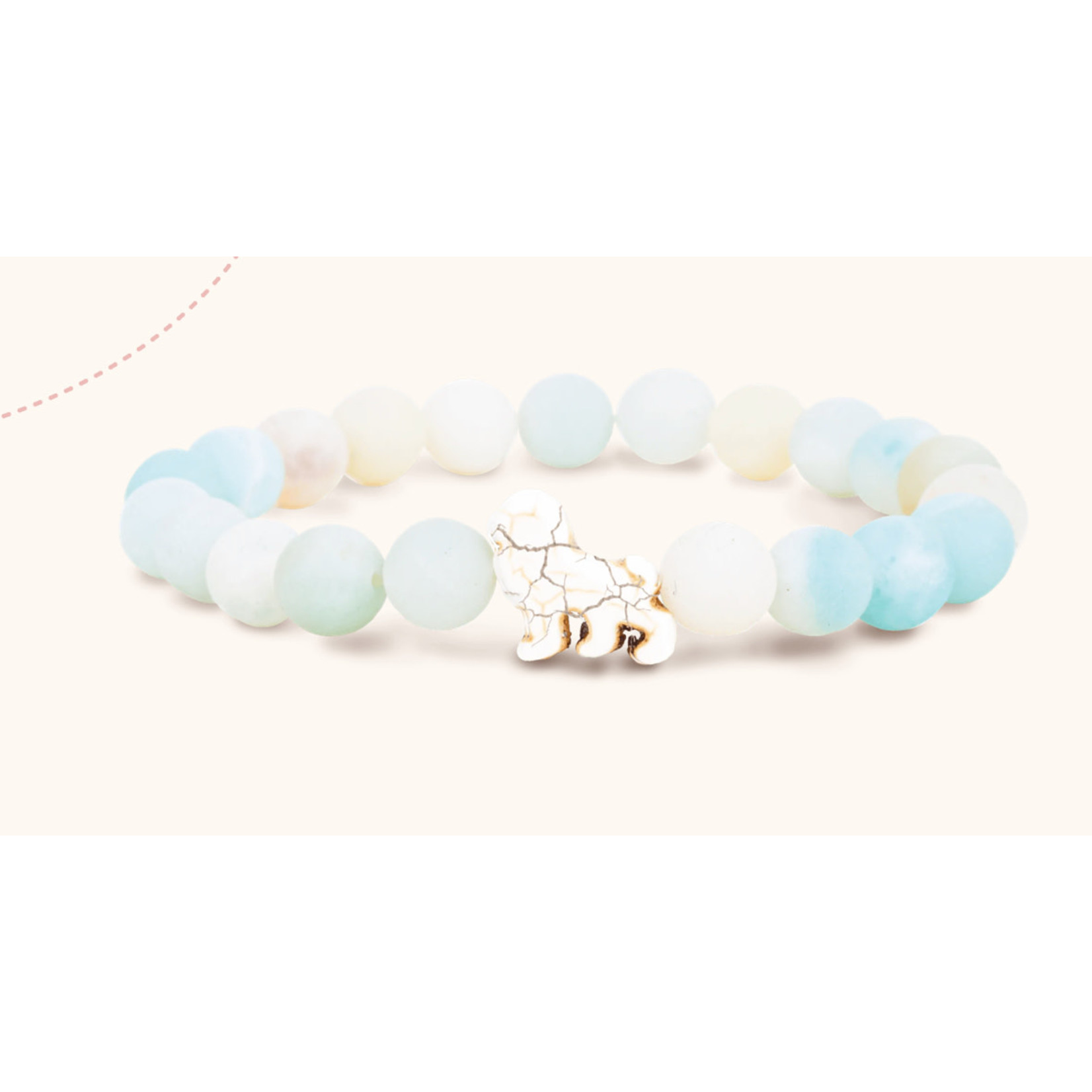 Fahlo Fahlo Lion Bracelet Sky Stone