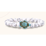 Fahlo Fahlo Journey Sea Turtle Bracelet White Howlite