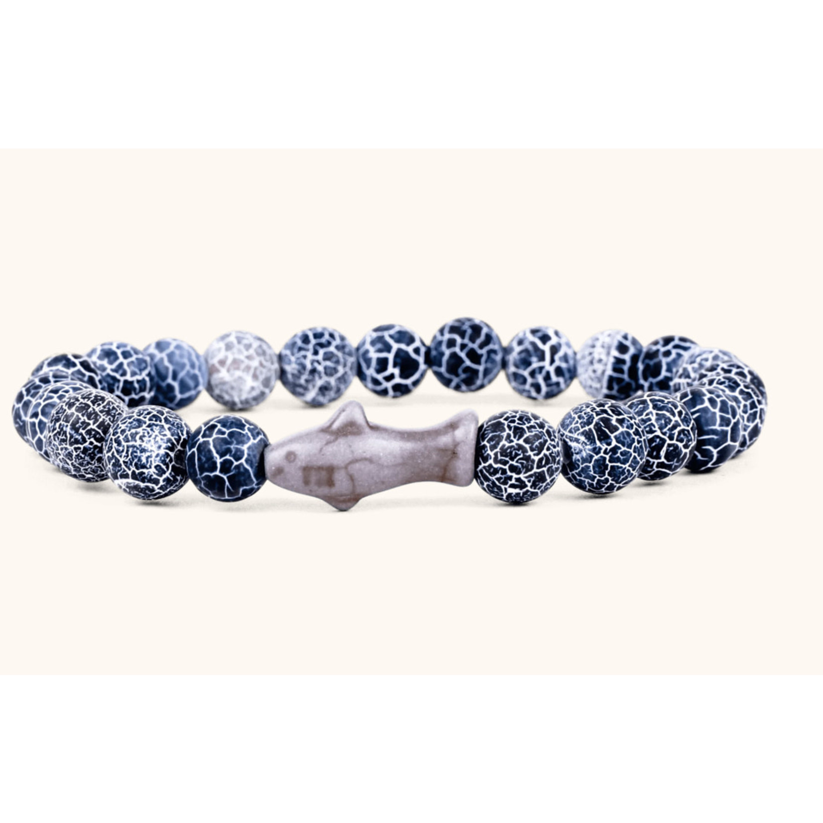 Fahlo Fahlo Voyage Shark Bracelet Deep Blue