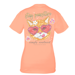 Simply Southern Simply Southern Cat T-Shirt Sherbet