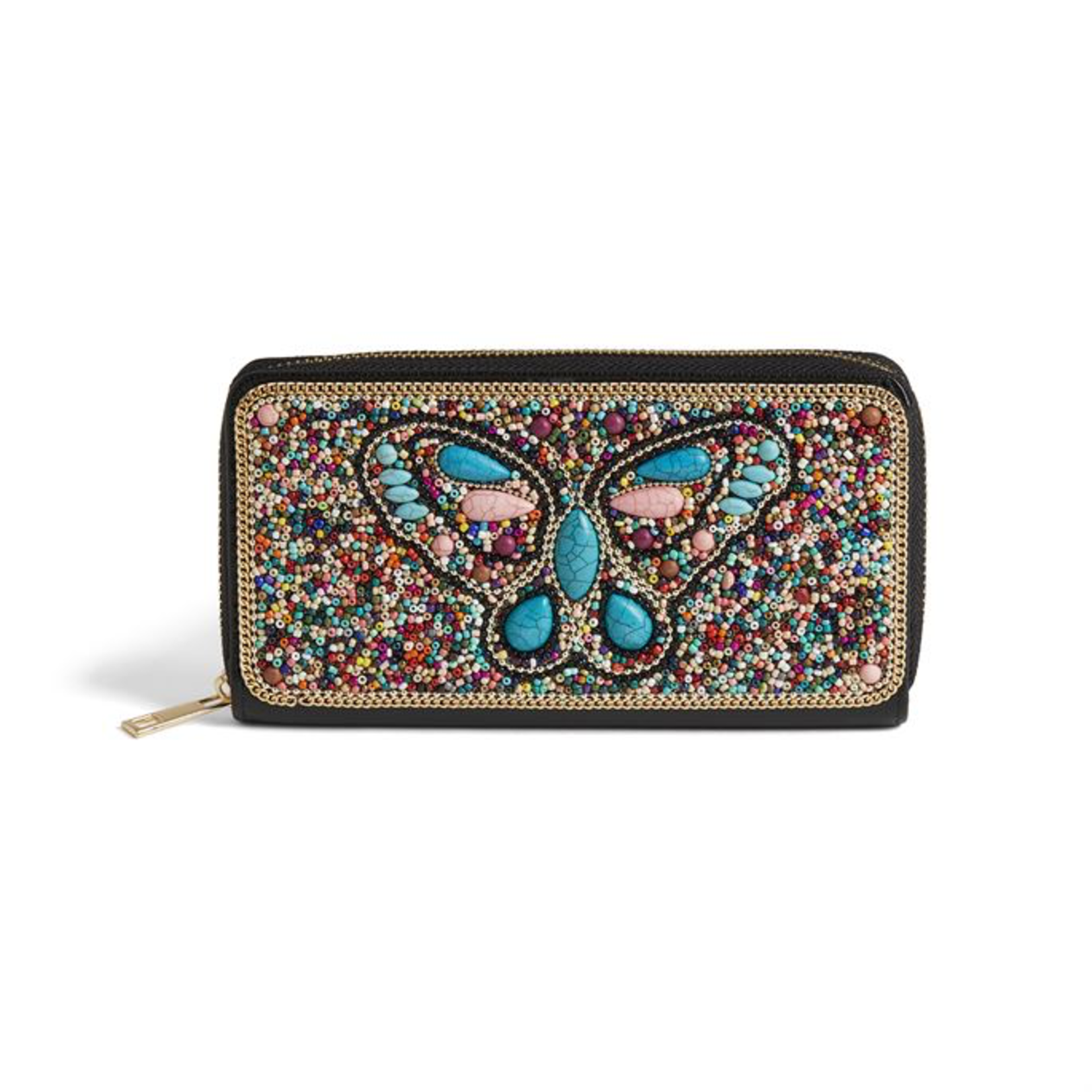 Coco + Carmen Coco + Carmen Artisan Beaded Wallet Butterfly