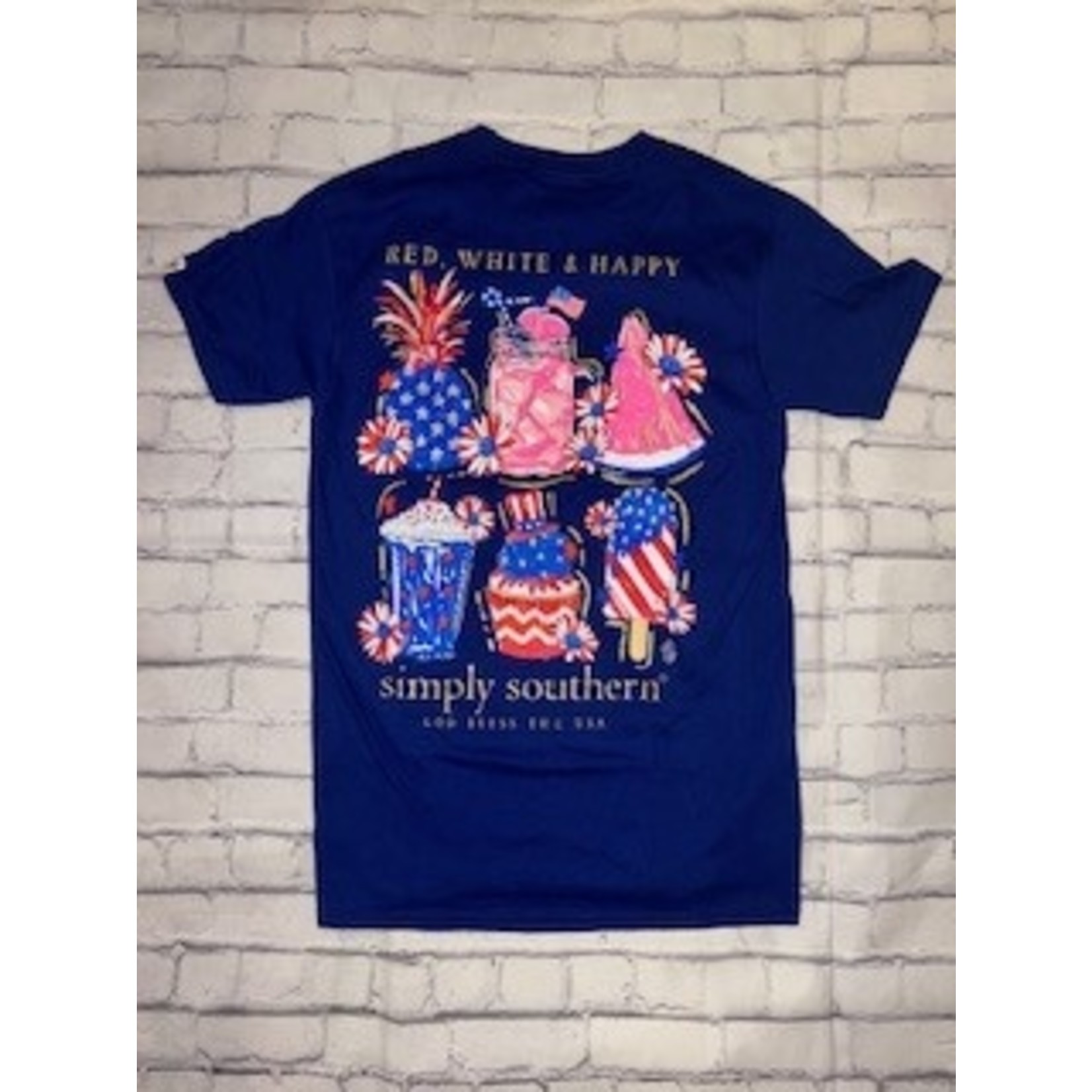 Simply Southern Simply Southern USA T-Shirt Midnight