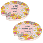 Simply Southern Simply Southern Car Coaster Set Happy