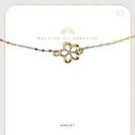 Coco + Carmen Coco+Carmen Rainbow Charm Anklet Flower