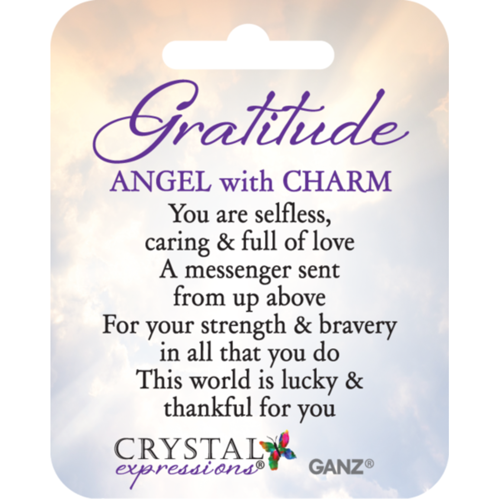 Ganz Gratitude Angel w/Charm
