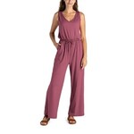 DM Merchandise All Thread Vineyard Jumpsuit Sangria
